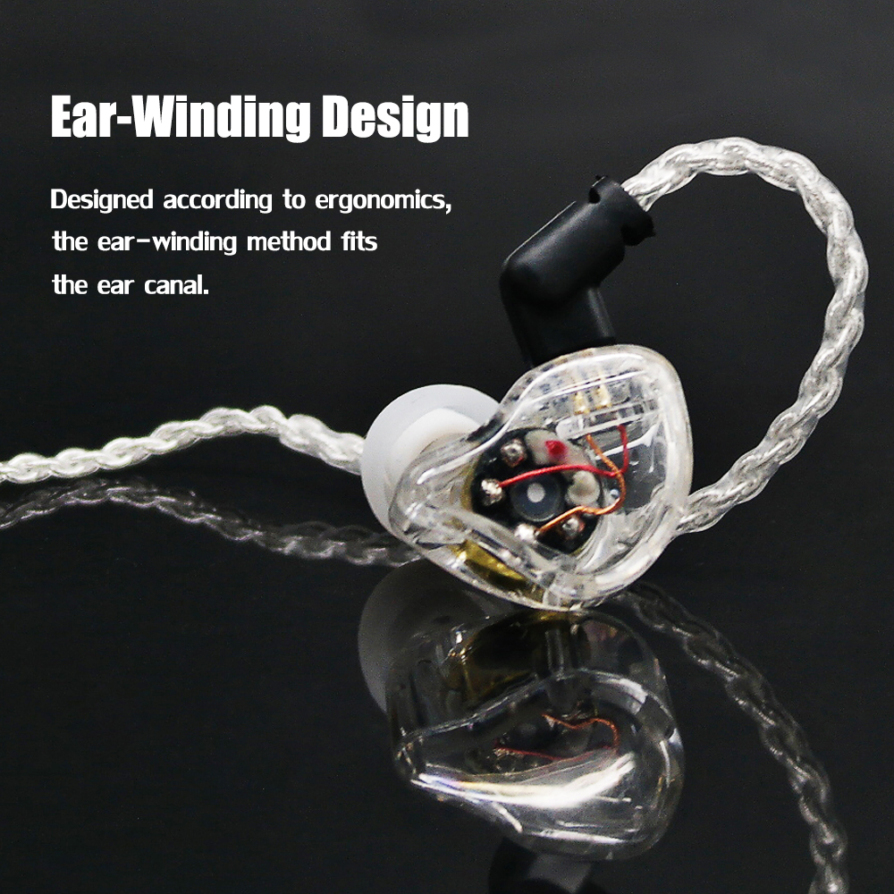 DUAL MEGNETIC DRIVER EARPHONE - EARPHONE FOR PHONE/MP3 - 4