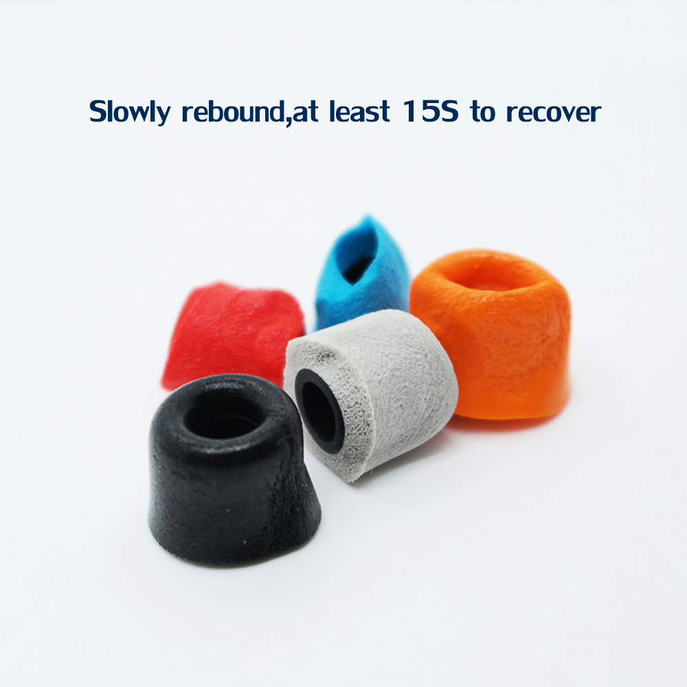 SLOW REBOUND 4.9MM EARPHONE TIP - SILICONE/FOAM TIPS - 3