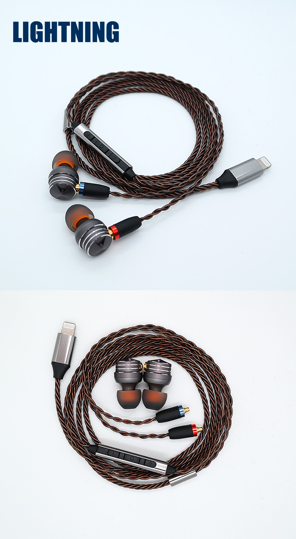 HIGH-END METALLIC EARPHONE - EARPHONE FOR PHONE/MP3 - 5