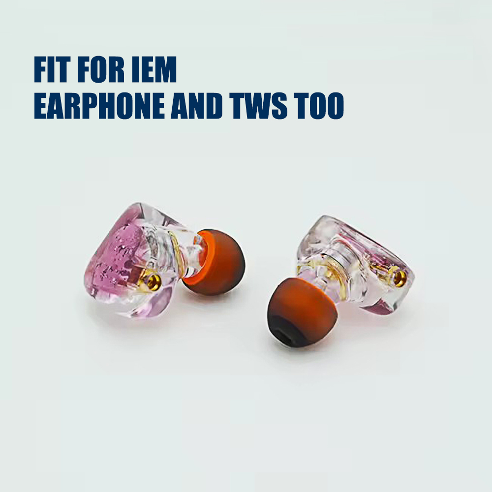 FOAM EARBUD TIP+SILICONE TIP - SILICONE/FOAM TIPS - 7