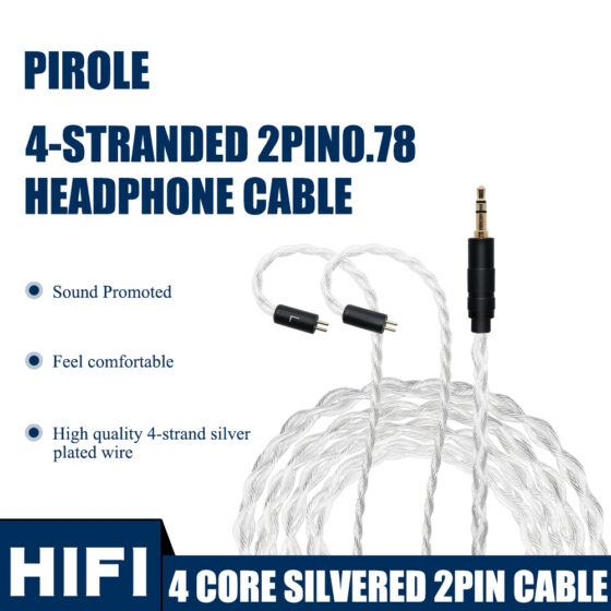4 CORE SILVERED 2PIN CABLE