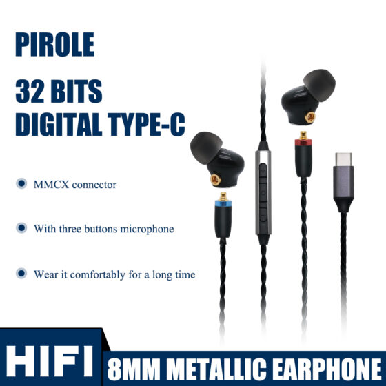 8MM METALLIC EARPHONE