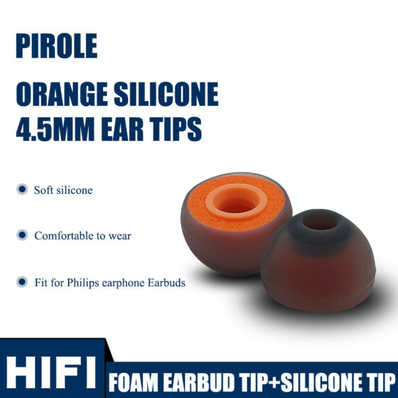 FOAM EARBUD TIP+SILICONE TIP