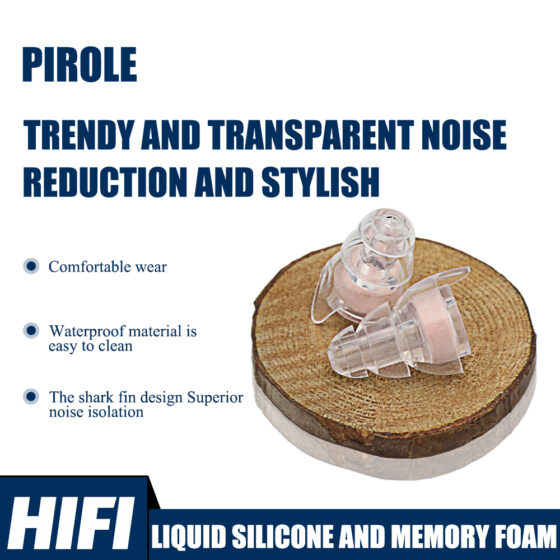 HIGH-TRANSPARENCY TRIPLE-LAYER NOISE-REDUCTION EARPLUGS