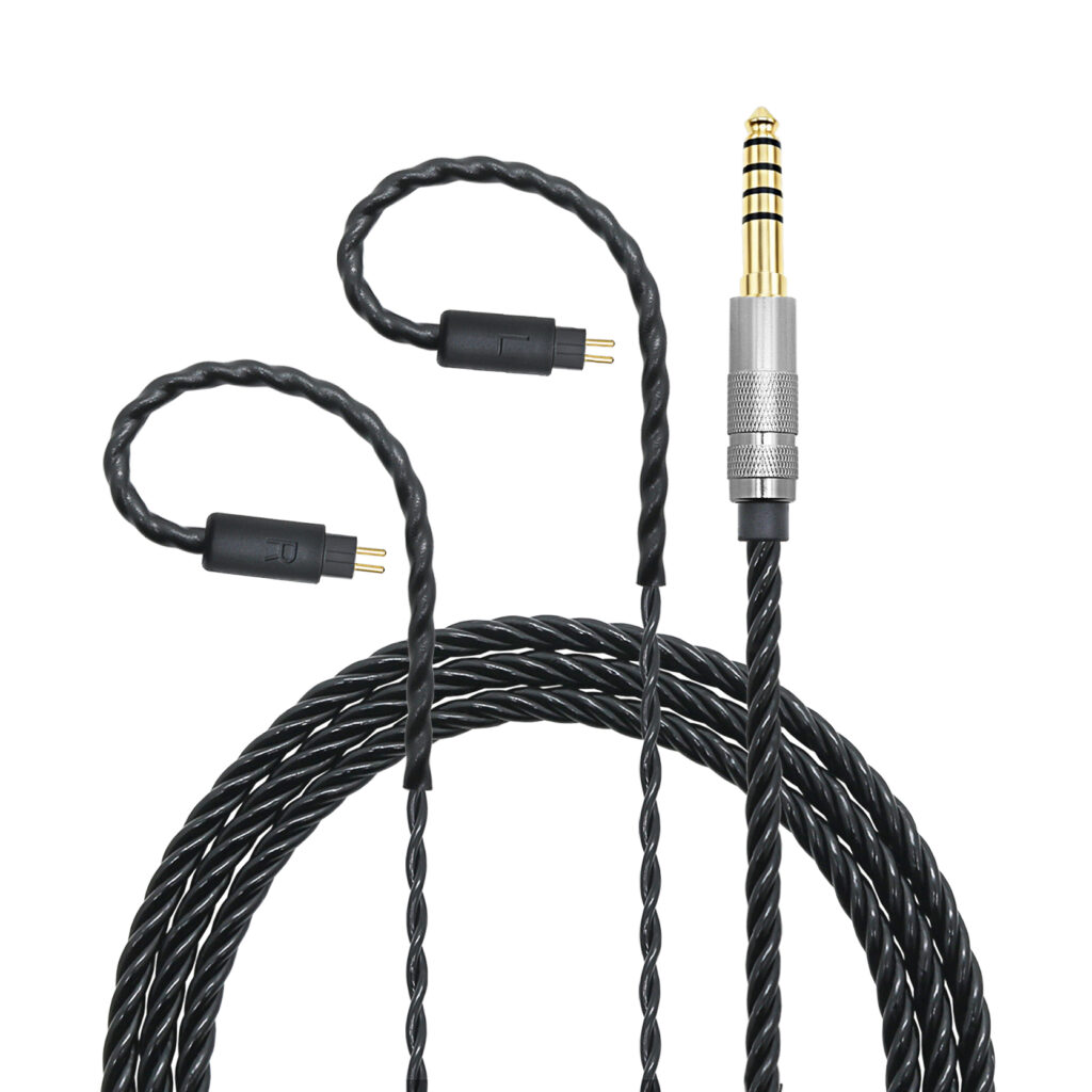 Headphone Cable Oxygen-free Copper Conductor HiFi Earphone Upgrade Wires 4.4mm Plug 7 Connectors are Available MMCX 2Pin QDC TFZ
