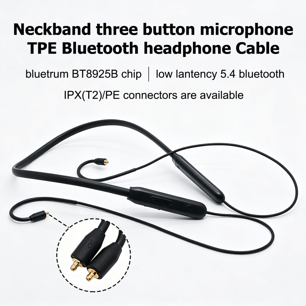 Fit IPX(T2) Weston AM ProX10 Neckband Bluetooth BT5.4 Earphone Cable with Bluetrum BT8925B Chip LDAC